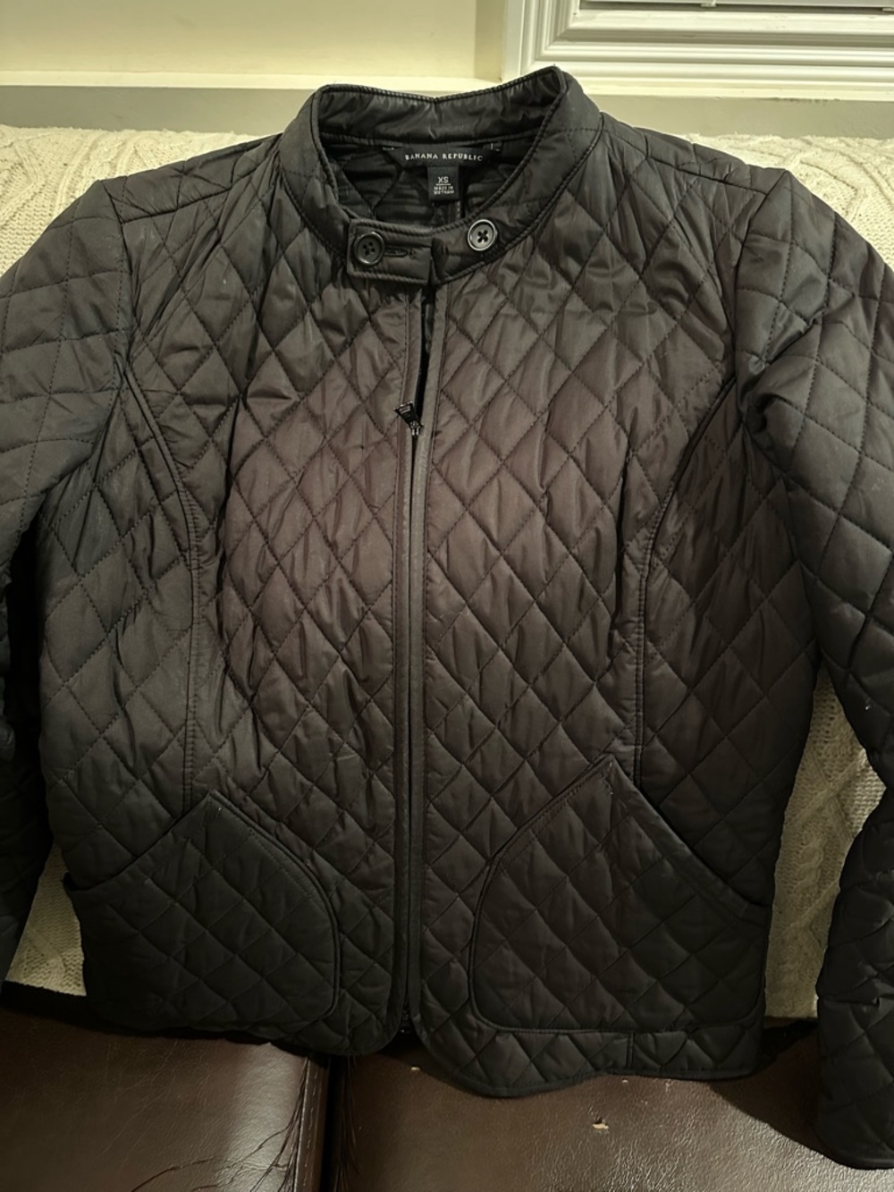Banana Republic lightweight quilted jacket, size XS